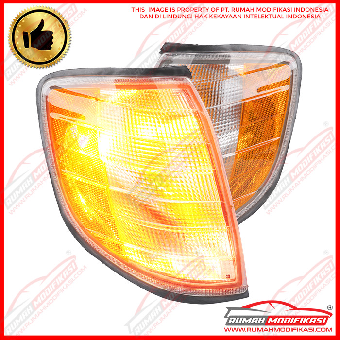 RazorMotor Red Smoke Tail Lights – 1995-1999 Mercedes W140 S-Class, Pair, Chrome Housing