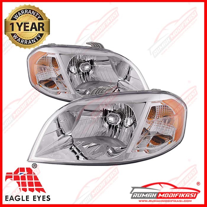 HEAD LAMP - CHEVROLET LOVA 2007-2012 - OEM - EAGLEEYES - US STYLE