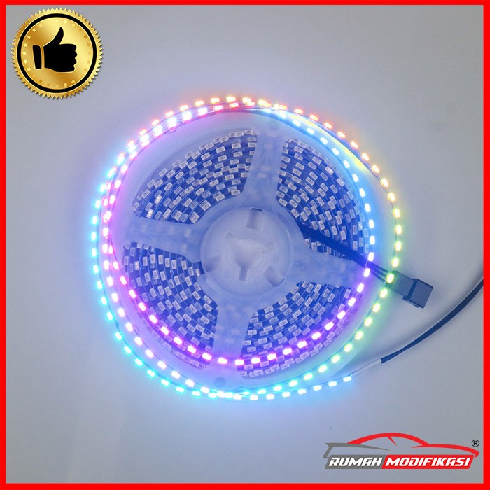 RGB LED SAMPING - LED STRIP - RGB - 4MM - 170 LED - SK6812 DC 5V - SIDEVIEW RGB STRIP - LED ADDRESSABLE 1 Meter