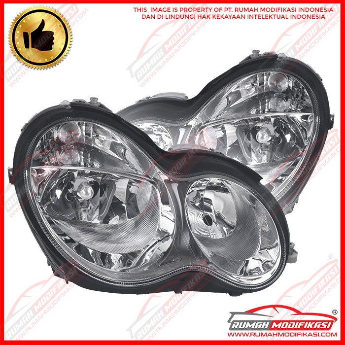 HEAD LAMP - W203 C-CLASS 2004-2007 - TYC-CHROME