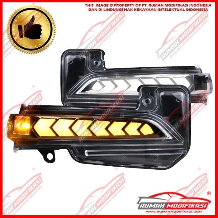 SIDE MIRROR LED - SPION LED - FORTUNER VRZ 2016-2020 - SEQUENTIAL