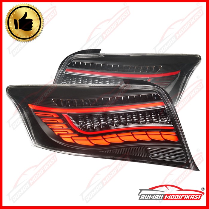 STOP LAMP - TOYOTA VIOS 2013 - 2018 BLACK RED BAR - CEREMONIAL