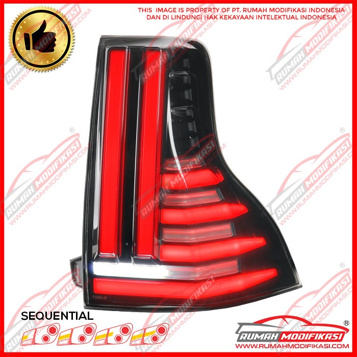 STOP LAMP - TOYOTA PRADO FJ150 2009-2016 - LED - SMOKE - SEREMONIAL