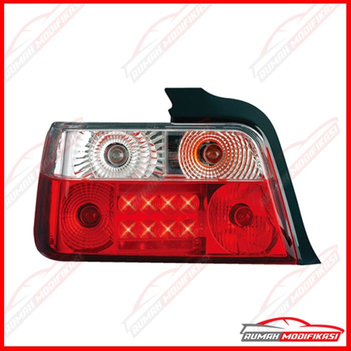 STOP LAMP - BMW E36 1991-1998 - EAGLEEYES - RED CLEAR - LED