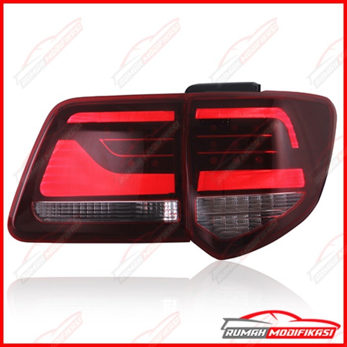 LAMPU - TOYOTA FORTUNER 2012-2015 - LANDCRUISER STYLE - RED SMOKE