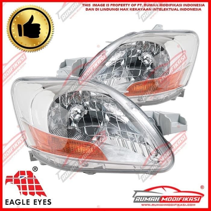 HEADLAMP - TOYOTA VIOS 2007-2013 - EAGLEEYES - US STYLE - OE