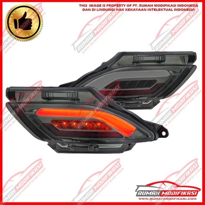BUMPER LAMP - LEXUS RX350 2009-2015 - LIGHT BAR - LED - SMOKE