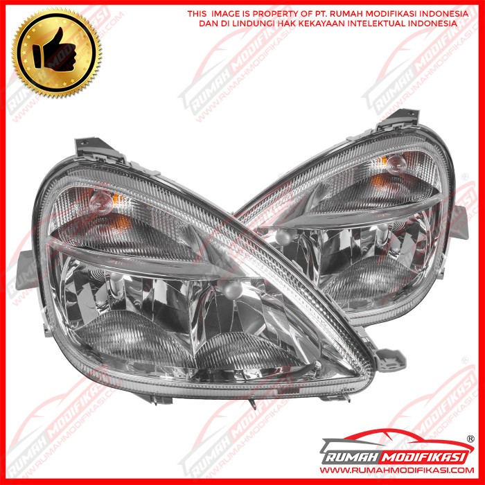 HEADLAMP MERCEDES BENZ A-CLASS W168 2001-2004 - CLEAR