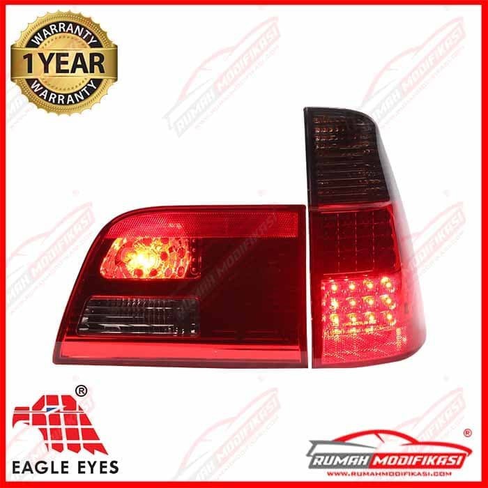 STOP LAMP - BMW X5 E53 2000-2006 - EAGLEEYES - LED - RED SMOKE