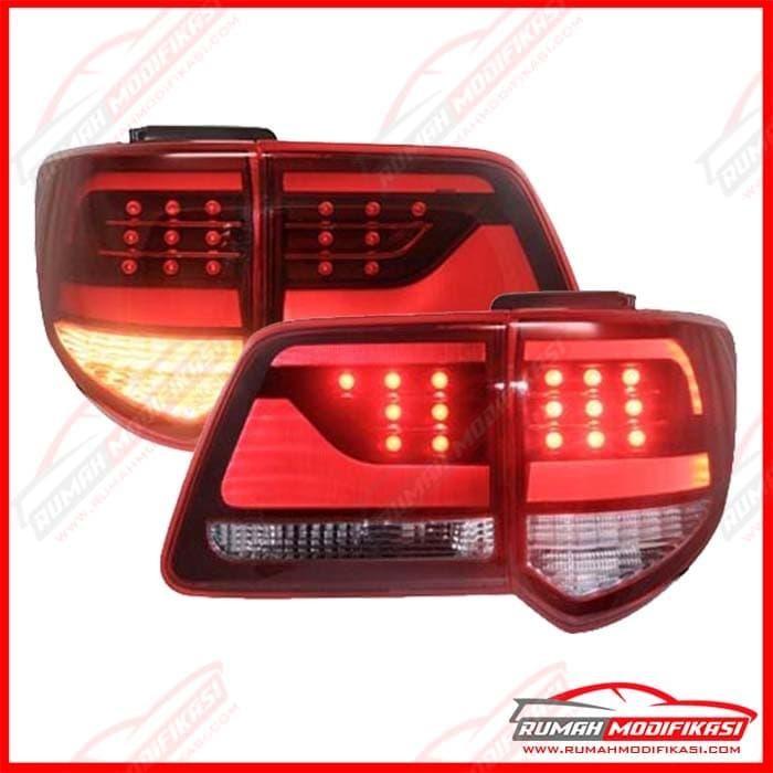 LAMPU - TOYOTA FORTUNER 2012-2015 - LANDCRUISER STYLE - RED CLEAR