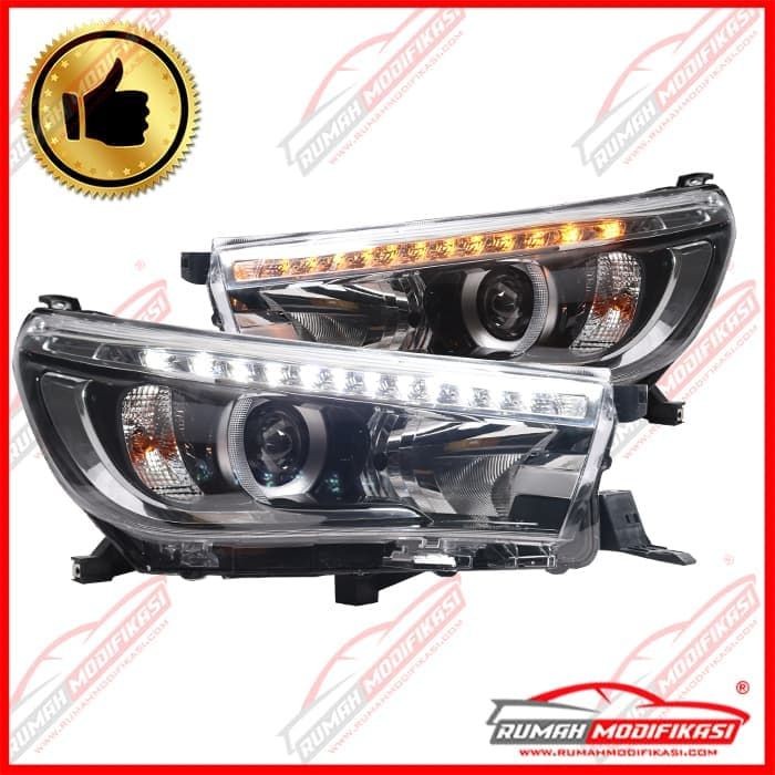 HEAD LAMP - TOYOTA HILUX VIGO 2015-2018 - PROJECTOR - SEQUENTIAL