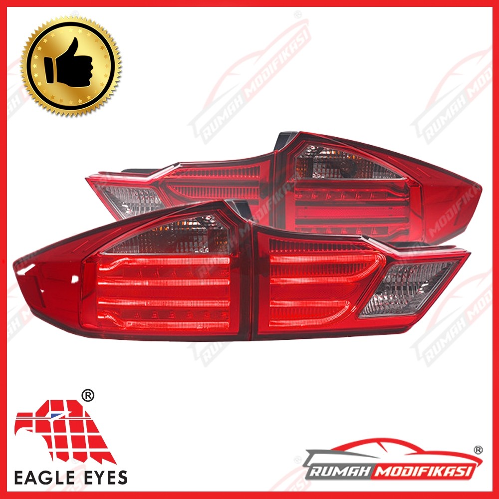 STOP LAMP - HONDA CITY 2014-2018 - RED CLEAR - EAGLE EYES