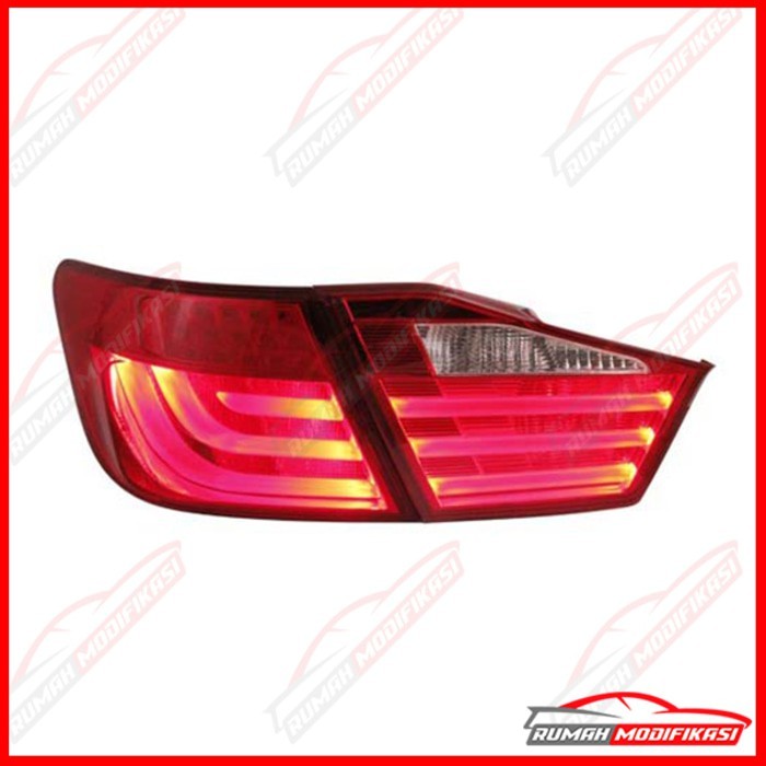 STOP LAMP - TOYOTA CAMRY 2012-2015 - LIGHT BAR DESIGN - RED CLEAR