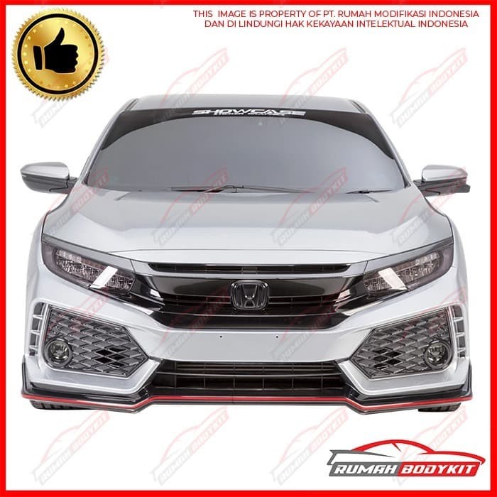 BODYKIT CIVIC TURBO SEDAN 2016 - 2019 TYPE R - UNPAINTED