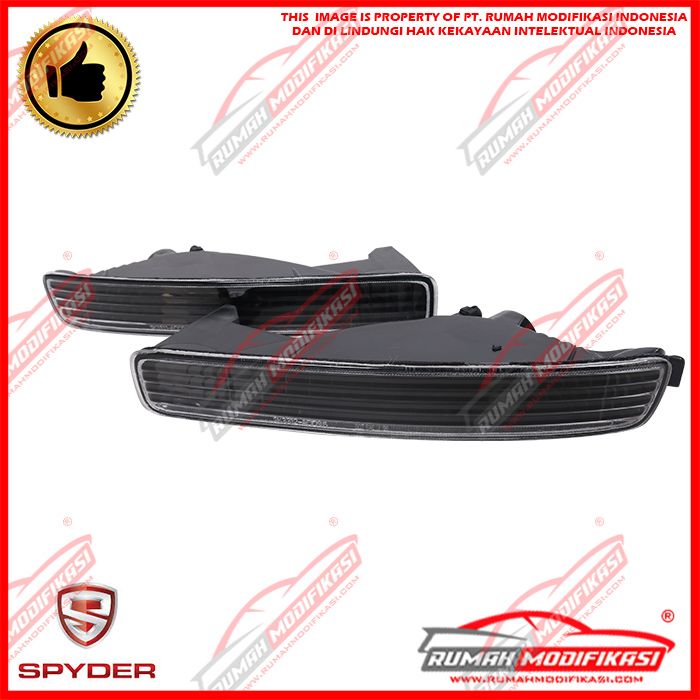 FRONT BUMPER LAMP - HONDA ACCORD CIELO 1996-1997 - CRYSTAL - BLACK JDM